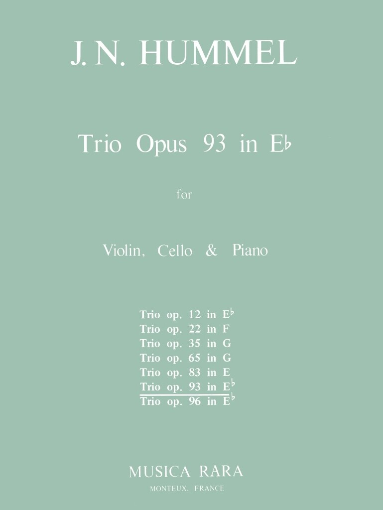 Klaviertrio Es-dur op. 93